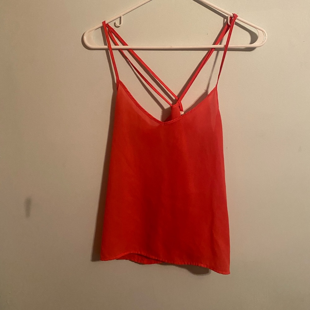Pink holister tank top